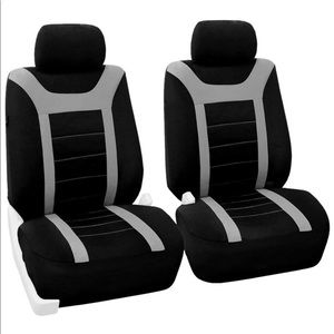 Grey and Black Seat Covers